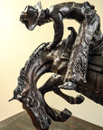 "Rattlesnake" Frederic Remington Bronze Tabletop Statue