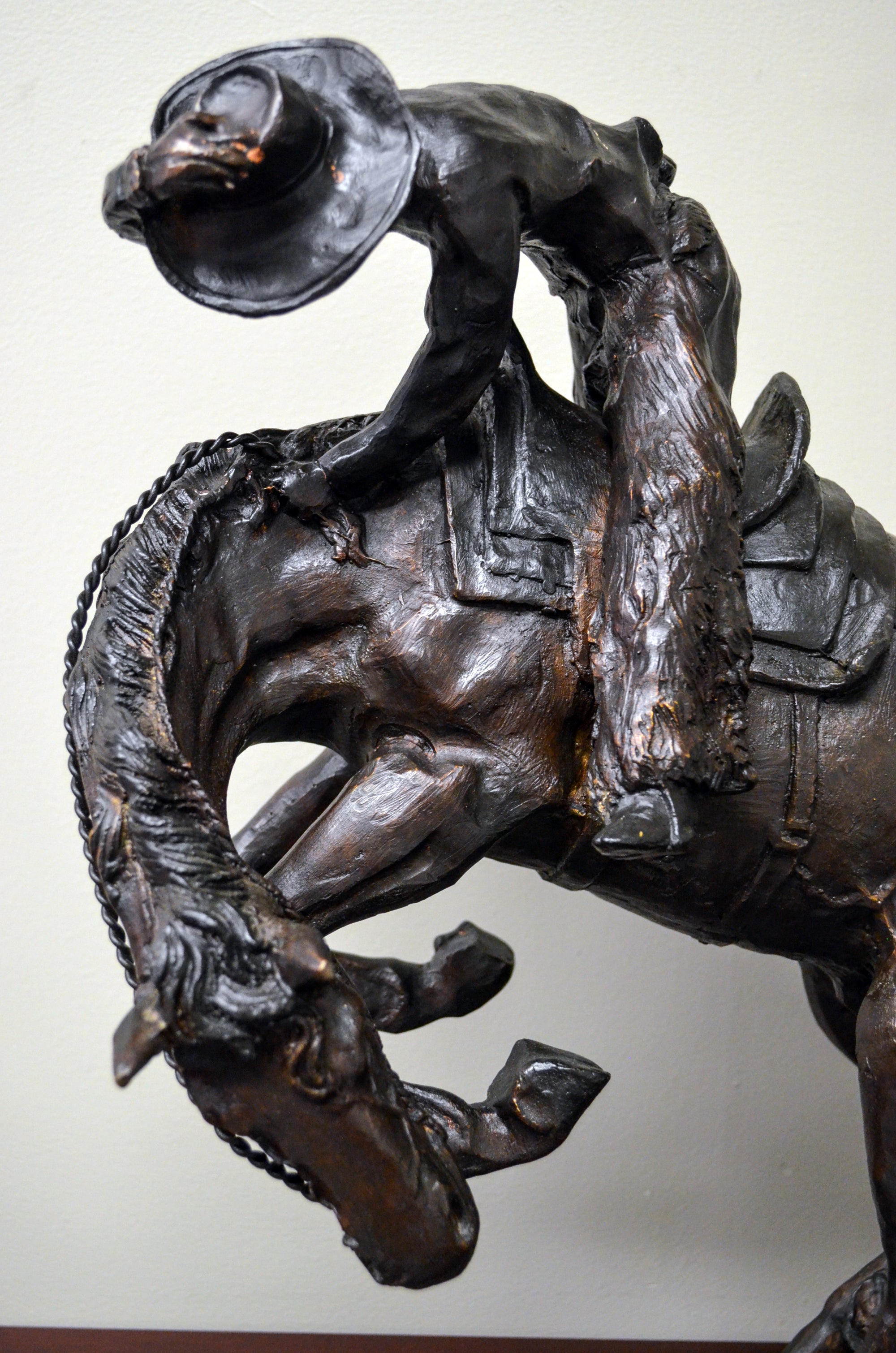 &quot;Rattlesnake&quot; Frederic Remington Bronze Tabletop Statue