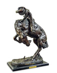 "Rattlesnake" Frederic Remington Bronze Tabletop Statue
