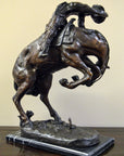 "Rattlesnake" Frederic Remington Bronze Tabletop Statue