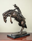"Bronco Buster" Frederic Remington Bronze Tabletop Statue
