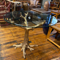 Bronze Tree Table in Gold Patina