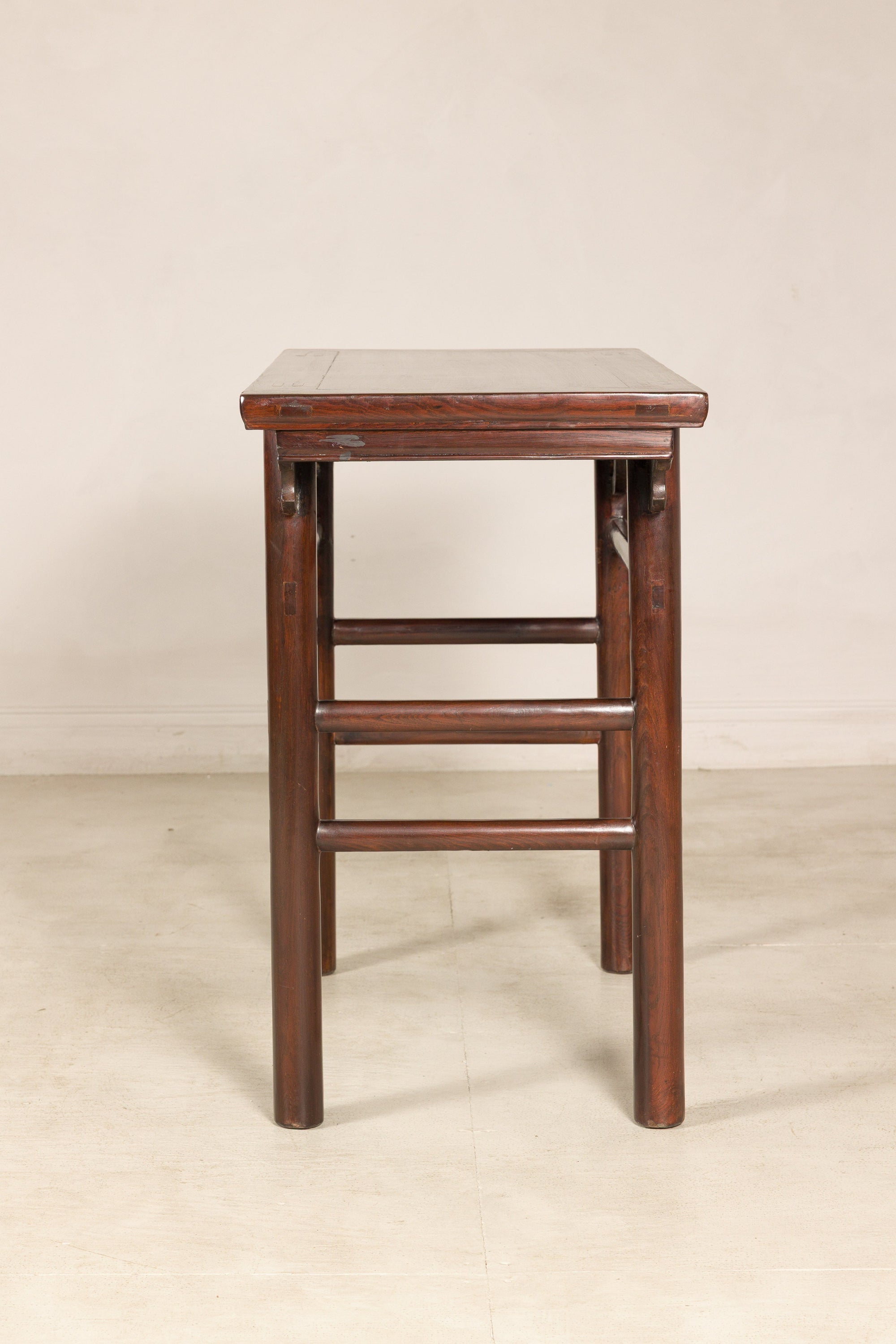 Chinese Qing elm console table alternate view