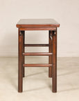 Chinese Qing elm console table interior view