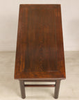 Chinese Qing elm console table profile view