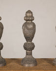 Set of Three Vintage Indian Silver-Plated Embossed Vessels, additional gallery view 12