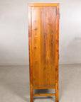Chinese elm and burl wood cabinet alternate view