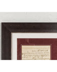 Framed 1780s Revolutionary War Bond, State of Connecticut