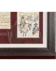 Framed 1780s Revolutionary War Bond, State of Connecticut