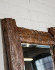 Antique Country Style Driftwood Made into Full Length Mirror, Rustic Character