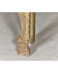 Mughal Style Console Table with Beautiful Carved Foliage