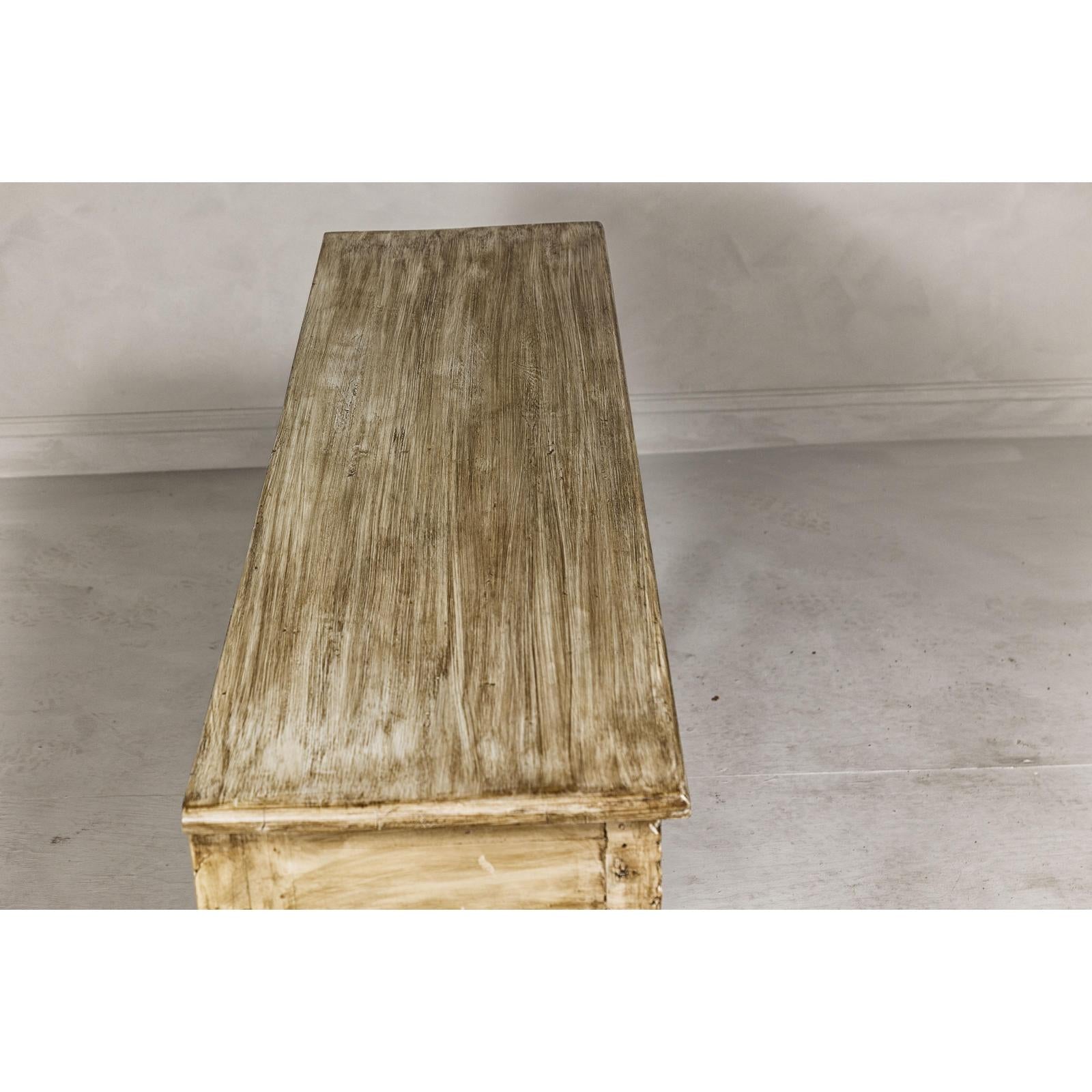 Mughal Style Console Table with Beautiful Carved Foliage