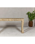 Mughal Style Console Table with Beautiful Carved Foliage