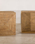 Large Vintage Woven Rattan Storage Box with Removable Lid, additional gallery view 14