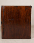 Meiji Japanese Isho-Tansu Chest with Iron Hardware, top detail