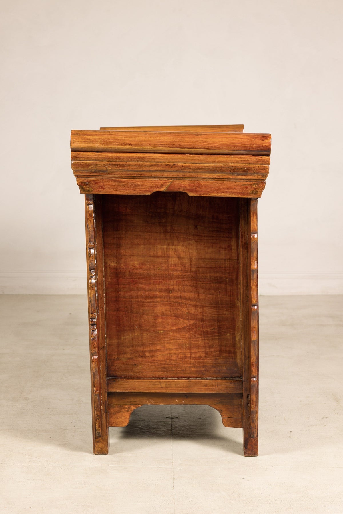 Late-19th-Century Chinese Carved Wood Altar Cabinet, additional gallery view 16