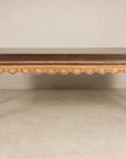 Large Indonesian Mahogany Center Table with Gilt Carved Apron, additional gallery view 12