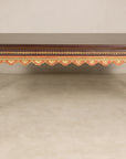 Large Indonesian Mahogany Center Table with Gilt Carved Apron, additional gallery view 14