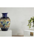 Antique Annamese Water Jar with Phoenix & Floral Decor - image 3