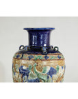 Antique Annamese Water Jar with Phoenix & Floral Decor - image 6