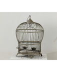 Antique Brass Bird Cage with Montgolfière Form, Pierced Feet-16. Asian & Chinese Furniture, Art, Antiques, Vintage Home Décor for sale at FEA Home