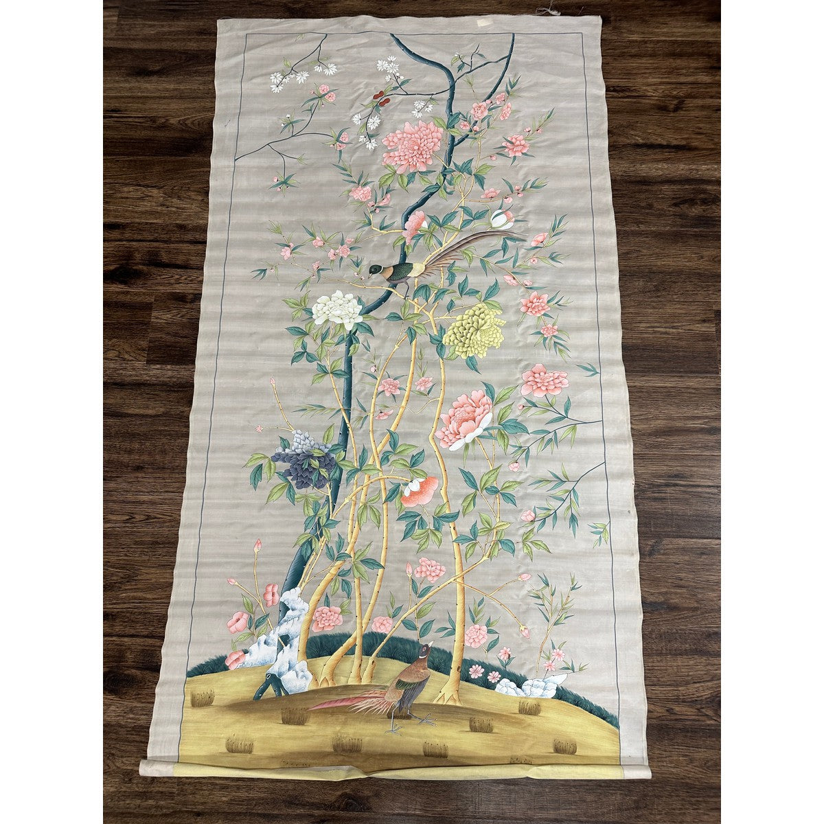 Antique Chinese Floral painting-1. Asian & Chinese Furniture, Art, Antiques, Vintage Home Décor for sale at FEA Home