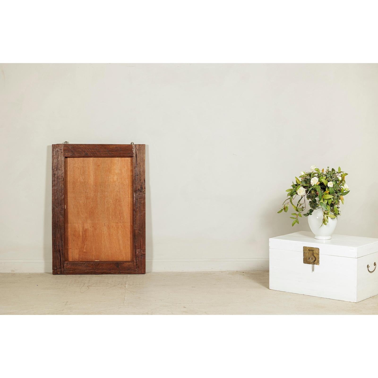 Antique Dutch Colonial Java Wooden Frame, Carved Detailing-3. Asian &amp; Chinese Furniture, Art, Antiques, Vintage Home Décor for sale at FEA Home