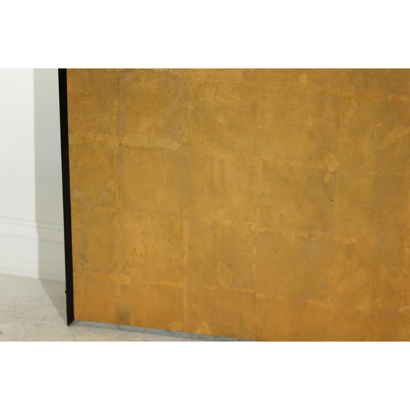 Antique Early 20th-Century Two-Panel Gold-Leaf Byōbu Screen-16. Asian &amp; Chinese Furniture, Art, Antiques, Vintage Home Décor for sale at FEA Home