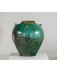 Antique Green Thai Water Jar Planter with Loop Handles - image 4
