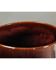 Artisan Ceramic Vase with Two-Tone Glaze and Wide Mouth Opening-15. Asian & Chinese Furniture, Art, Antiques, Vintage Home Décor for sale at FEA Home