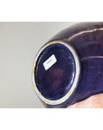 Artisan Purple and Olive Green Glazed Ceramic Ovoid Vase with Drip Detail-12. Asian & Chinese Furniture, Art, Antiques, Vintage Home Décor for sale at FEA Home