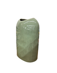 Asymmetrical Celadon Ceramic Vase with Crackle Glaze - FEA Home