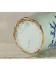 Blue and White Altar Vase with Dragon and Phoenix Design-17. Asian & Chinese Furniture, Art, Antiques, Vintage Home Décor for sale at FEA Home
