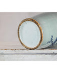 Blue and White Chinese Altar Vase with Light Celadon Tint - image 18