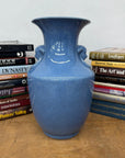 Blue Crackle Glazed Ceramic Vase with Foo Dog Handles, SKU , image 2