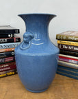 Blue Crackle Glazed Ceramic Vase with Foo Dog Handles, SKU , image 6