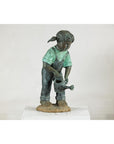 Bronze Sculpture of a Young Girl with Watering Can, Tubed as Fountain-12. Asian & Chinese Furniture, Art, Antiques, Vintage Home Décor for sale at FEA Home