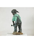 Bronze Sculpture of a Young Girl with Watering Can, Tubed as Fountain-15. Asian & Chinese Furniture, Art, Antiques, Vintage Home Décor for sale at FEA Home