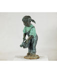 Bronze Sculpture of a Young Girl with Watering Can, Tubed as Fountain-17. Asian & Chinese Furniture, Art, Antiques, Vintage Home Décor for sale at FEA Home