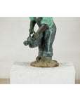 Bronze Sculpture of a Young Girl with Watering Can, Tubed as Fountain-6. Asian & Chinese Furniture, Art, Antiques, Vintage Home Décor for sale at FEA Home