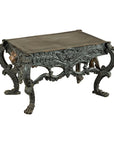 Bronze Table with Sculpted Lion Heads & Paw Feet - image 17