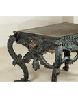 Bronze Table with Sculpted Lion Heads & Paw Feet - image 6