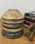 Brown and Black Basket with Lid and Removable Internal Tray, SKU , image 4