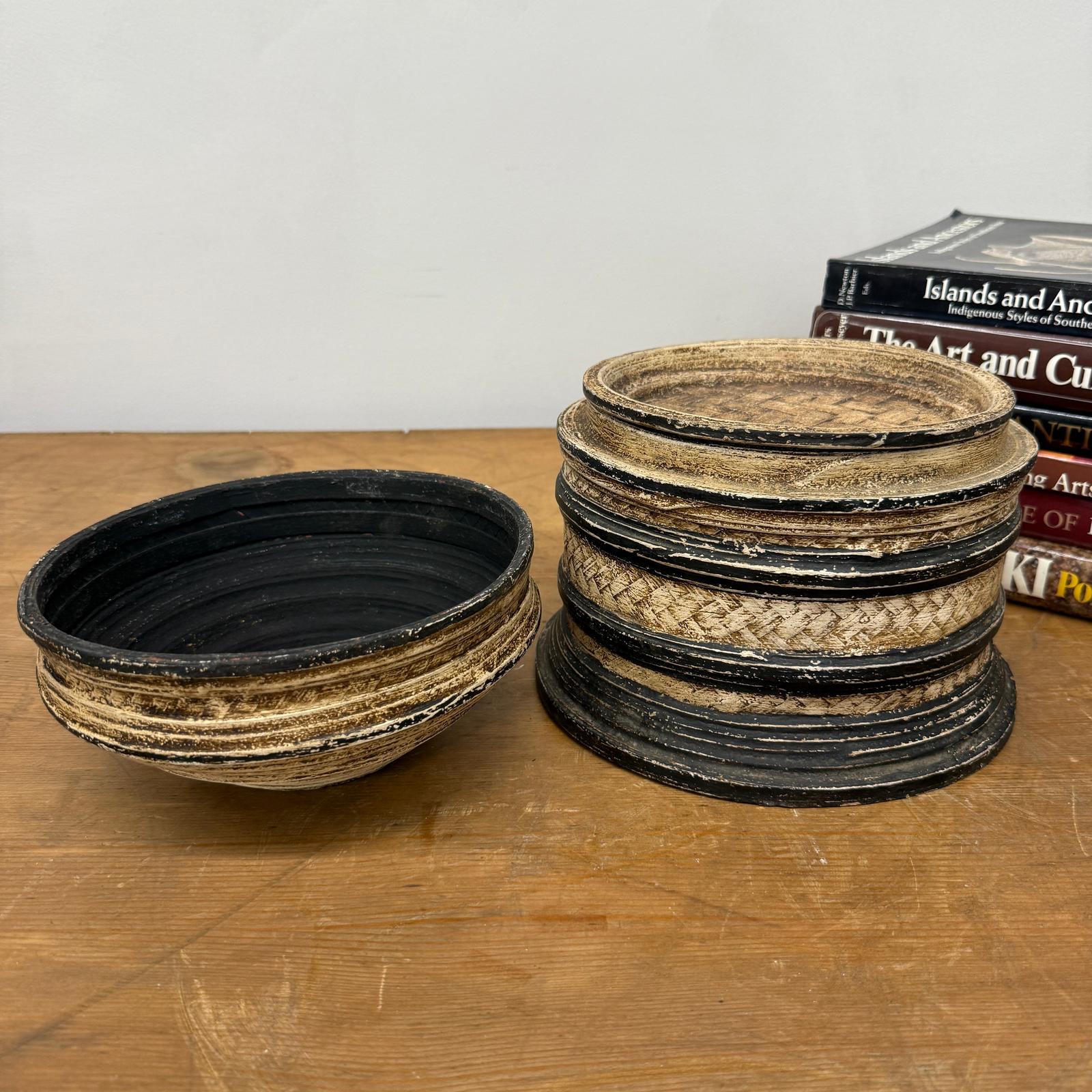 Brown and Black Basket with Lid and Removable Internal Tray, SKU , image 6