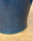 Brown and Blue Ceramic Vase with Narrow Neck, SKU , image 8
