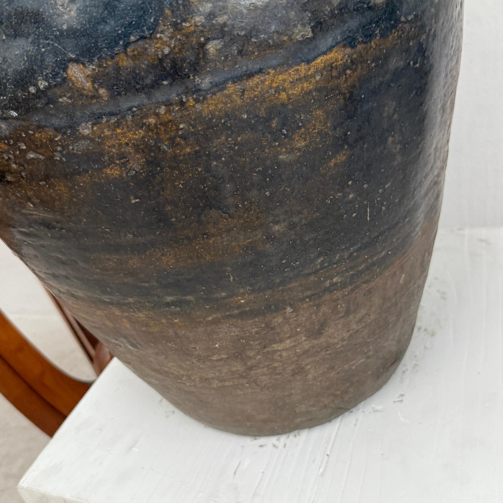 Brown Storage Water Jar Vessel with Small Loop Handles, SKU , image 9