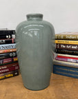 Celadon Green Vase with Rounded Body and Crackle Detail, SKU , image 2