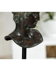 Classical Greek Style Bronze Bust of a Man on Marble Base-10. Asian & Chinese Furniture, Art, Antiques, Vintage Home Décor for sale at FEA Home
