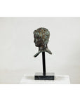 Classical Greek Style Bronze Bust of a Man on Marble Base-14. Asian & Chinese Furniture, Art, Antiques, Vintage Home Décor for sale at FEA Home