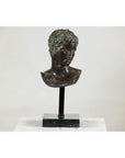 Classical Greek Style Bronze Bust of a Man on Marble Base-3. Asian & Chinese Furniture, Art, Antiques, Vintage Home Décor for sale at FEA Home